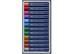 FABER-CASTELL 127014 FABER-CASTELL Metallic ÖLkreide Farbsortiert 12 St.