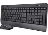 Trust Trezo 24530TRS Tastiera Mouse Incluso Rf Wireless Qwerty Italiano Nero