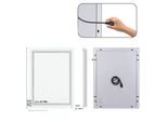 Specchio Da Parete Per Bagno A Led, Sensore Tattile, Funzione Antiappannamento, 19,7X27,6 Pollici