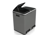 Cestino A Pedale Karat Felix Con Sistema Di Separazione Dei Rifiuti Antracite 2 X 15 Litri (30 Litri)