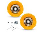 Tolletour Spazzola Per Erbacce 2 Nylon Attacco Per Decespugliatore 25,4X200Mm Spazzola In Nylon Per Decespugliatore Stihl Decespugliatore
