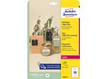 Avery Zweckform T3002-10 Avery Zweckform HäNgeetiketten Weiß 90,0 X 50,0 Mm Blanko, 100 St.