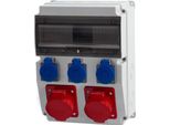 Quadro Di Distribuzione Caja 16A/5P, 32A/5P, 3X230V 12M IP65
