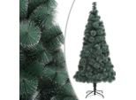 The Living Store Albero Di Natale Artificiale Con Supporto Verde 120 Cm Pet