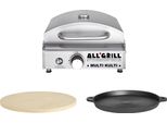 All'grill Multi-Kulti Set 1 Incl. Pietra Per Pizza E Piastra Per Grigliare In Ghisa