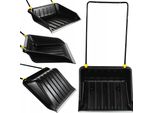 Pala Da Neve Kadax "Cavalese"", Pala Da Neve Grande Con Manico Ergonomico In Metallo, Nero, Larghezza 74 Cm"