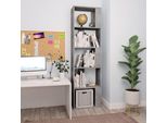 Vidaxl Libreria/Divisorio Grigio Cemento 45X24X159 Cm Materiale A Base Di Legno - Libreria - Librerie - Libreria - Librerie