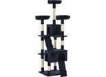 The Living Store Posto Per Gatti Con Colonne In Sisal 170 Cm Blu