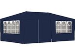 The Living Store Tenda Professionale Per Feste Con Pareti Laterali 4×6 M Blu 90 G/M²