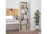 The Living Store Libreria/Divisorio Sonoma Rovere 45X24X159 Cm Materiale In Legno