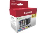 Canon PGI-1500 Bk/C/M/Y Multipack - Confezione Da 4 Pezzi - Nero, Giallo, Ciano, Magenta - Originale - Contenitore D'inchiostro - Per Maxify Mb