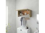 The Living Store Armadio Rovere Sonoma 70X32,5X35 Cm Materiale Legno