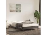 The Living Store Struttura Letto Grigio Scuro 120X200 Cm In Velluto
