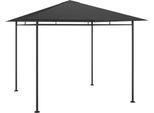 The Living Store Gazebo 3X3X2,7 M Antracite 180 G/M²