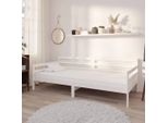 The Living Store Letto Da Giorno In Pino Massiccio Bianco 90X200 Cm