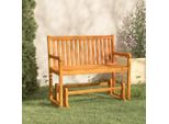 The Living Store Panca A Dondolo Da Giardino 110 Cm In Legno Massiccio Di Acacia