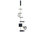The Living Store Albero Per Gatti Con Tiragraffi In Sisal 260 Cm Blu Scuro