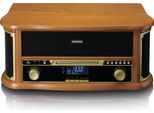 Lenco TCD-2571WD Sistema Audio Giradischi Design Vintage 10 W Legno