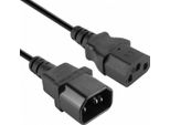 Vultech Cavo Prolunga Alimentazione IEC13 Femmina To IEC14 Maschio
