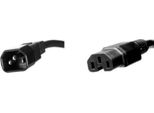 Link Accessori LK10039 Cavo Di Alimentazione Nero 1,8 M Accoppiatore C14 Accoppiatore C15