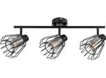 Rabalux 73069 Lampade A Spot Emerencia E14 3X Max 40 Metallo Vetro Nero