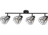 Rabalux 73070 Lampade A Spot Emerencia E14 4X Max 40 Metallo Vetro Nero