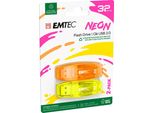 Emtec C410 Neon Unità Flash Usb 32 Gb Usb Tipo A 2.0 Arancione, Giallo