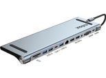 Nilox NXDSUSBC07 Replicatore Di Porte E Docking Station Per Laptop Dock Grigio