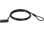Conceptronic CUSTODIO01BN Conceptronic Nbt Notebook Zahlenschloss Nano 1.8M Sw