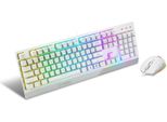 Msi Vigor GK30 Combo White Tastiera Mouse Incluso Usb Qwerty Italiano Bianco