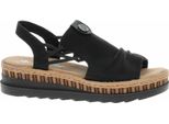 Rieker V7972-00 In Nero Per Donne - 7.5 Uk - 41 Eu - 9.5 Us / Nero