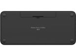Logitech Pebble Keys 2 K380S, Mini, Kabellos, Bluetooth, Scherenschalter, Qwerty, Grafite
