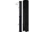 Yakimz Doccia Solare Soffione Rotondo Attacco Tubo Da Giardino Doccia Solare Max. 64°C Doccia Esterna 60L Con Doccetta Con Copertura Protettiva Nera