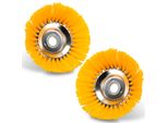 Tolletour Spazzola Per Erbacce 2 In Nylon 25,4X200Mm 8 Pollici Attacco Per Decespugliatore Spazzola In Nylon Per Decespugliatore Stihl Decespugliatore