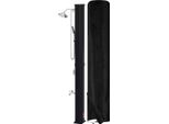 Tolletour Doccia Solare Soffione Rotondo Attacco Per Tubo Da Giardino Doccia Solare Max. 64 °C Doccia Esterna 60 L Con Doccetta Con Custodia Protettiva Nera