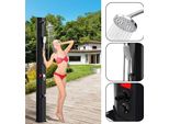 Yakimz Doccia Solare 60L Con Copertura Protettiva, Con Doccia A Mano, Doccia Nera Doccia Piscina Doccia Solare Giardino Doccia Deluxe Festival All'aperto