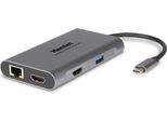Hamlet HDKC-PD400H Replicatore Di Porte E Docking Station Per Laptop Cablato Usb 3.2 Gen 1 (3.1 Gen 1) Type-C Grigio