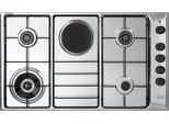 De'longhi Fla 49 Rd Piano Cottura Inox Da Incasso 90 Cm Combi 4 Fornelli