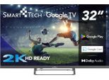 Smart Tech 32HV02V Smart Tv 32 Pollici Hd Ready Display Led Sistema Vidaa DVBT2/C/S2 Classe E Wi-Fi Colore Nero