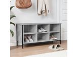 Vidaxl Scarpiera Grigio Sonoma 100X35X50 Cm Materiale A Base Di Legno - Scarpiera - Ripiani Per Scarpe - Armadio Per Scarpe - Magazzino Per Scarpe