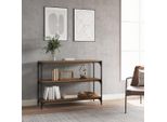 Vidaxl Libreria In Rovere Affumicato 100X33X70,5 Cm Materiale A Base Di Legno E Acciaio - Libreria - Librerie - Libreria - Libreria - Libreria
