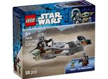 Lego Star Wars Il Mandaloriano E Grogu Sulla Loro Speeder Bike - Set Con Veicolo E 2 Figure Di Star Wars - Regalo Per Bambini Dai 6 Anni In Su - 75436
