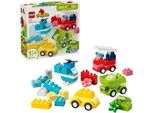 Lego Duplo Veicoli Creativi - Giocattoli Educativi Da Ordinare Per Bambini Piccoli - Auto E Camion - Set Di Gioco Per La Motricità Fine - Regalo Per Neonati, Bambini E Bambine A Partire Da 1 Anno - 10474