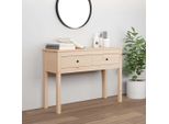Vidaxl Tavolo Consolle 100X35X75 Cm In Pino Massiccio - Tavolo Consolle - Tavoli Consolle - Consolle - Tavolo