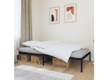 Vidaxl Struttura Letto In Metallo Nero 100X200 Cm - Struttura Letto - Cornici Letto - Struttura Letto - Letto