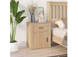 Vidaxl Comodino Rovere Sonoma 50X36X60 Cm In Legno - Comodino - Comodini - Mobile Da Letto - Cassettiera Da Letto