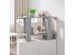 Vidaxl Libreria/Divisorio Per Ambienti Grigio Sonoma 80X30X51 Cm - Libreria - Scaffali Per Libri - Libreria - Scaffale Per Archiviazione
