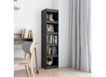 Vidaxl Libreria/Divisorio Grigio 40X30X167,5 Cm In Legno Di Pino Massiccio - Libreria - Librerie - Libreria - Librerie