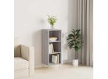 The Living Store Credenza Grey Sonoma 34,5X32,5X90 Cm Materiale Legno
