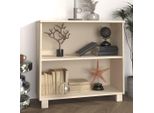 The Living Store Credenza Hamar Marrone Miele 85X35X80 Cm Pino Massiccio